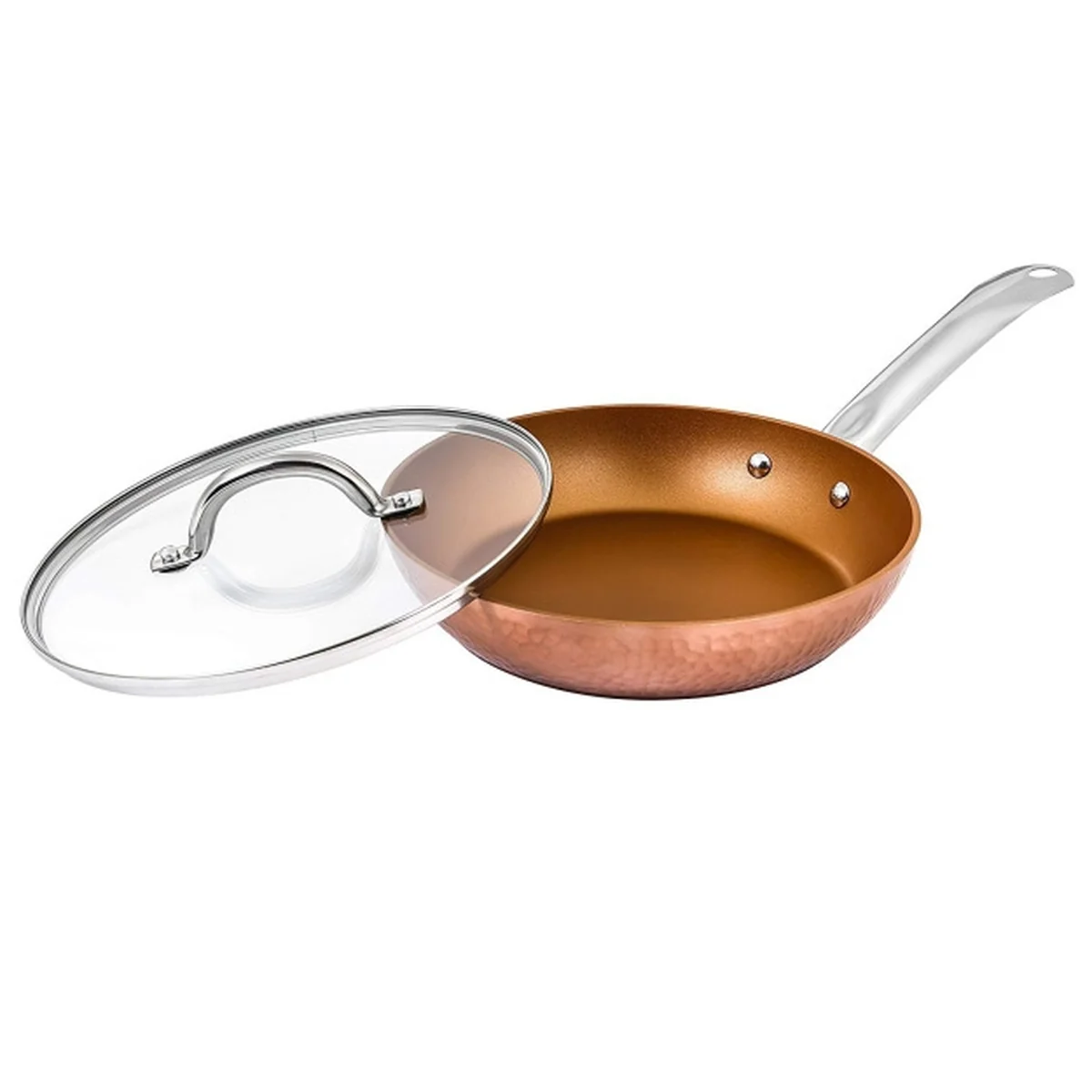 CONCORD fragrance luxury - hammer printing non-stick kitchen set non-stick pan high value