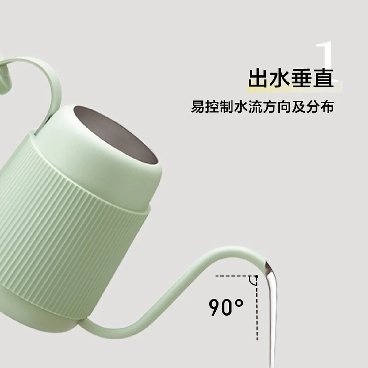 Buydeem Beiding coffee hand brewing pot professional hand brewing coffee long spout pot easy to control water small and not occupying two colors optional