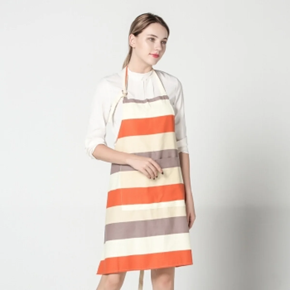 SJ home linen fabric apron SJ-WQ02 skin-friendly and non-toxic health and comfort moisture absorption and ventilation