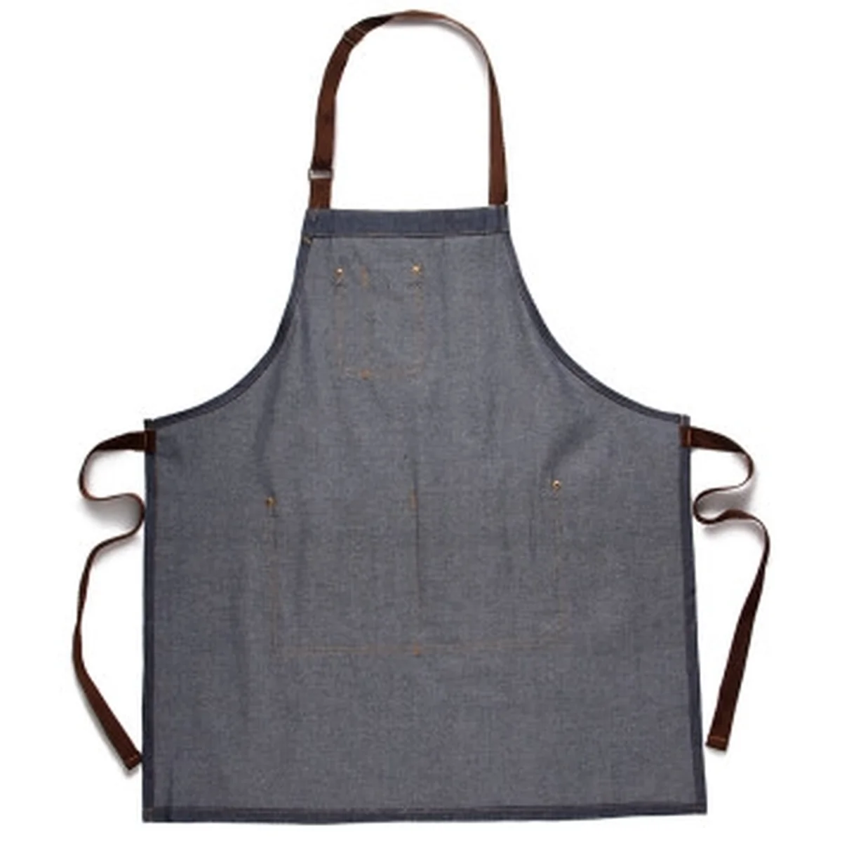 OMU cotton denim apron AMY-WQ01 anti-fouling and oil-proof