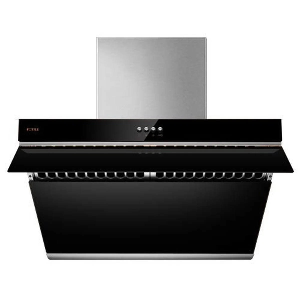 FOTILE JQG7522 30" Range Hood Under Cabinet Kitchen Stainless Steel Wall Mount with Mechanical Button (black)