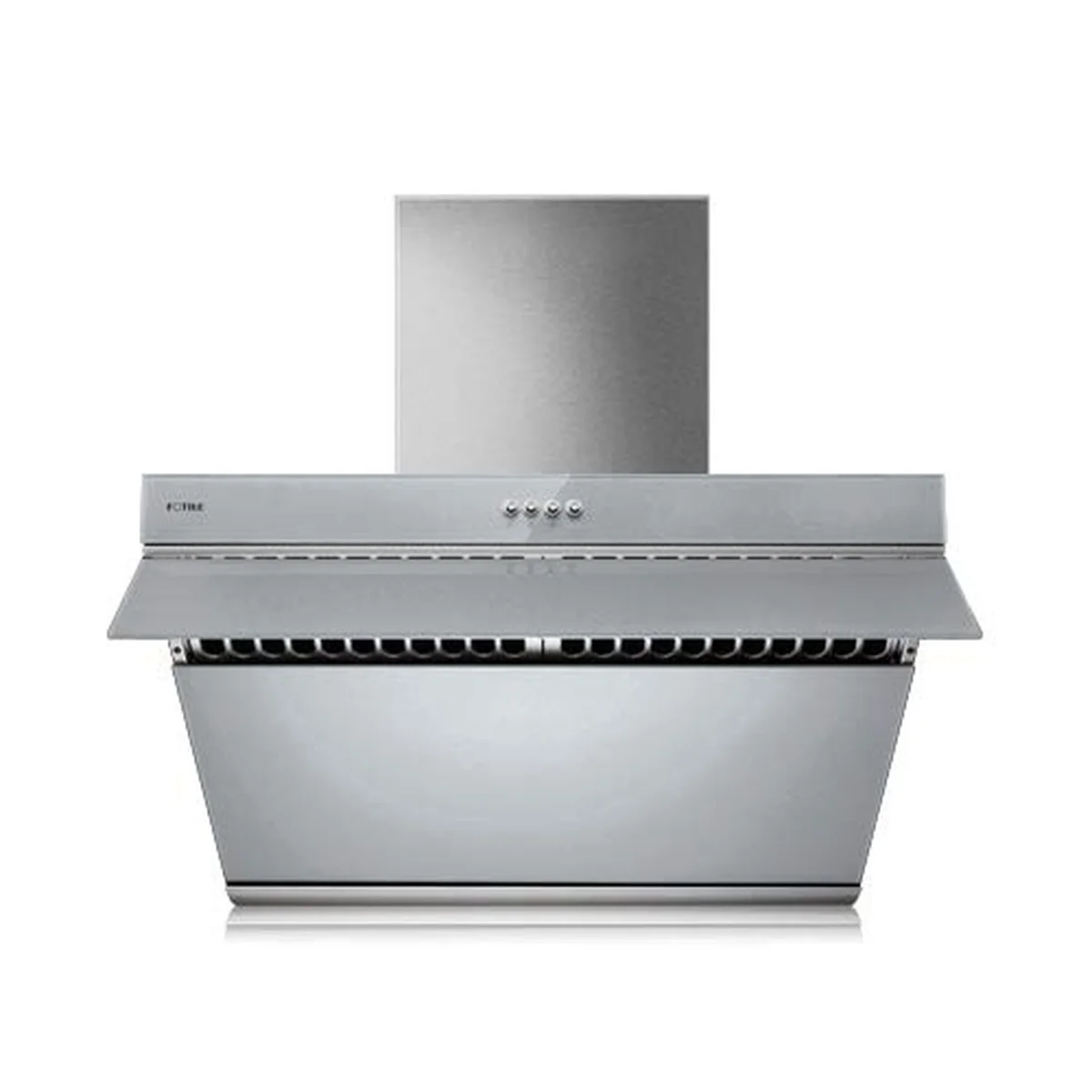 FOTILE JQG7502.G 30" Range Hood Under Cabinet Kitchen Stainless Steel Wall Mount with Mechanical Button gray