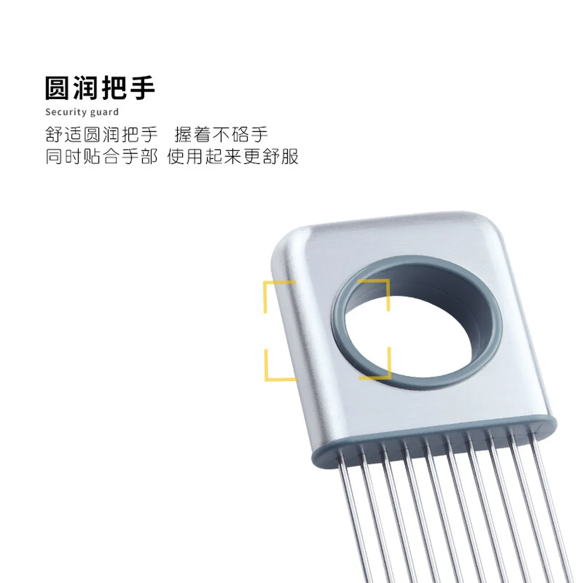 HEQING Stainless steel slicer, Finger guard, Quick slice and pellet, Uniform thickness