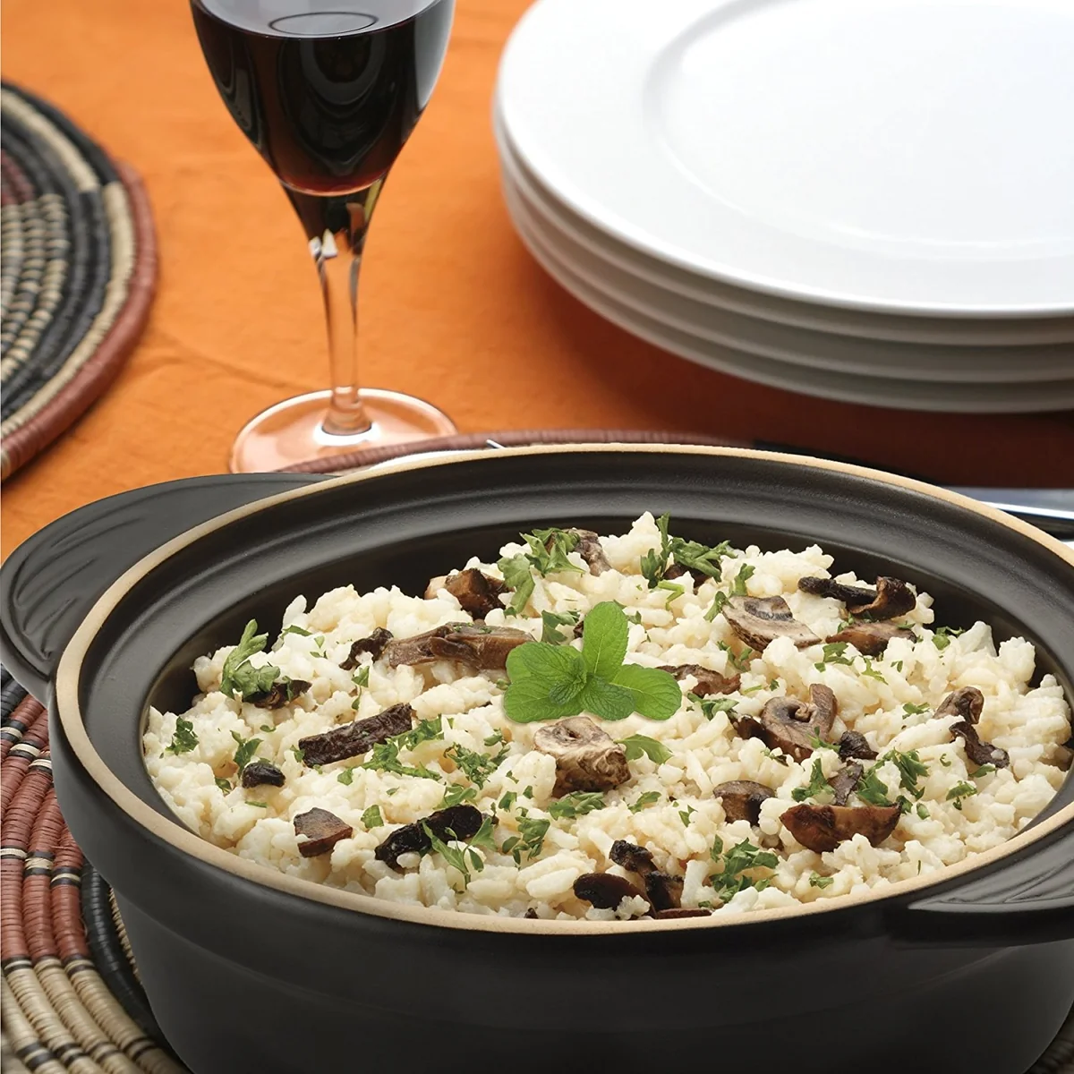 Aroma Housewares DoveWare Round Ceramic Stew Pot ADC-102, 3.5 quart