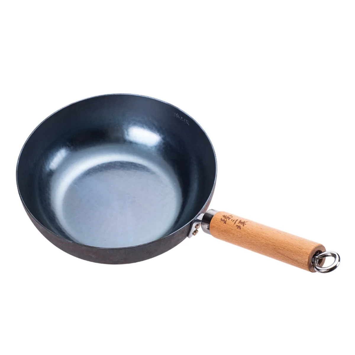 Zhensanhuan,Authentic Zhangqiu Iron Pan,Handmade Iron Pan,Uncoated,Physically Non-stick,24/28cm