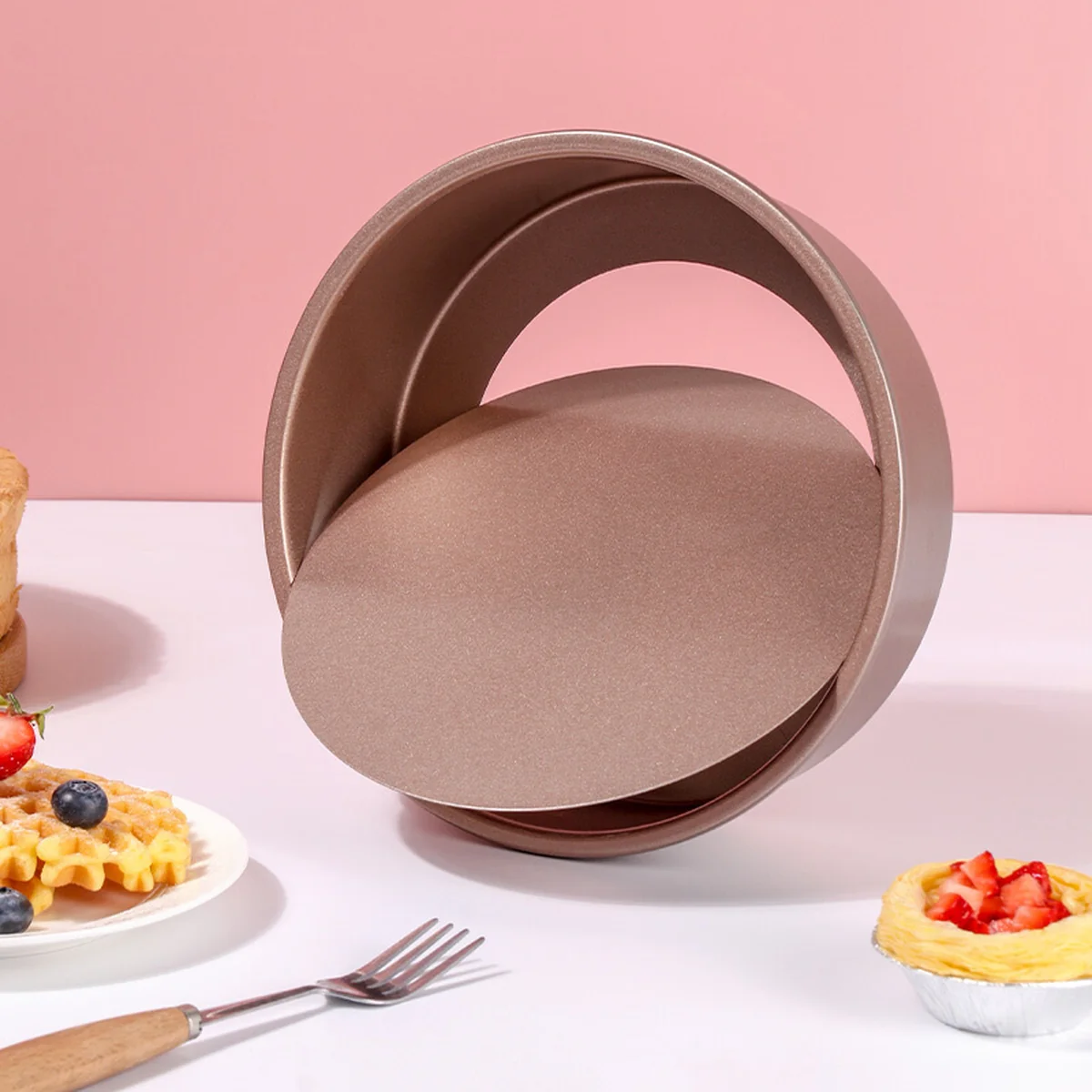 Baijie, Cake mold, Baking mold, Non-stick, Easy to release, 8 inch, round