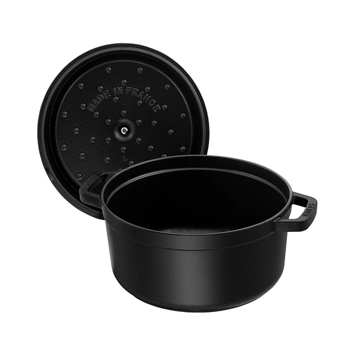 STAUB 家用珐琅锅铸铁锅焖炖锅 锁热保温 不挑炉灶 4QT 双色可选