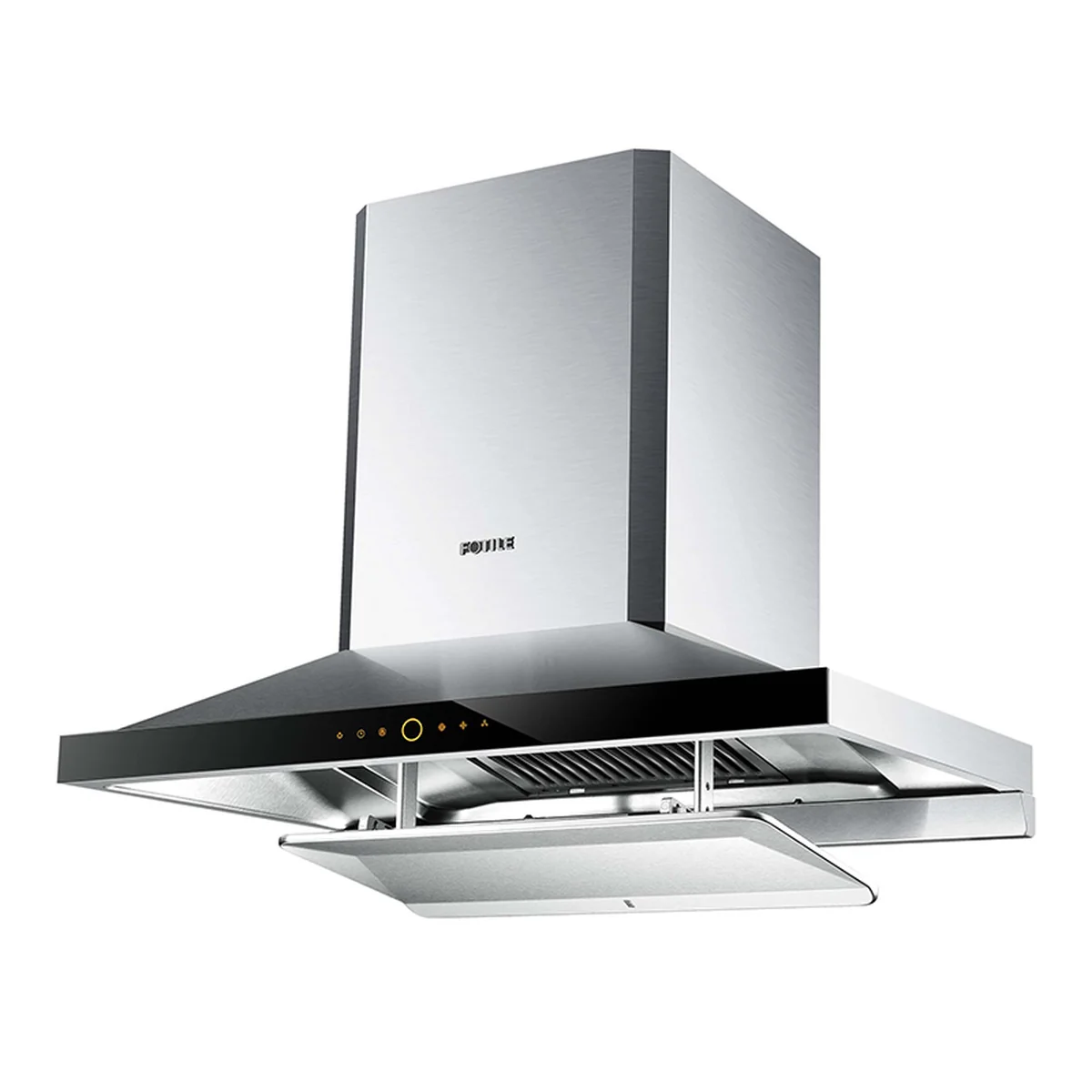 FOTIL,EMS9026,Perimeter Vent Series 36 in. 1000 CFM European Style Vent Wall Mount Range Hood in Stainless Steel with Manually Adjustable Capture Shield Technology