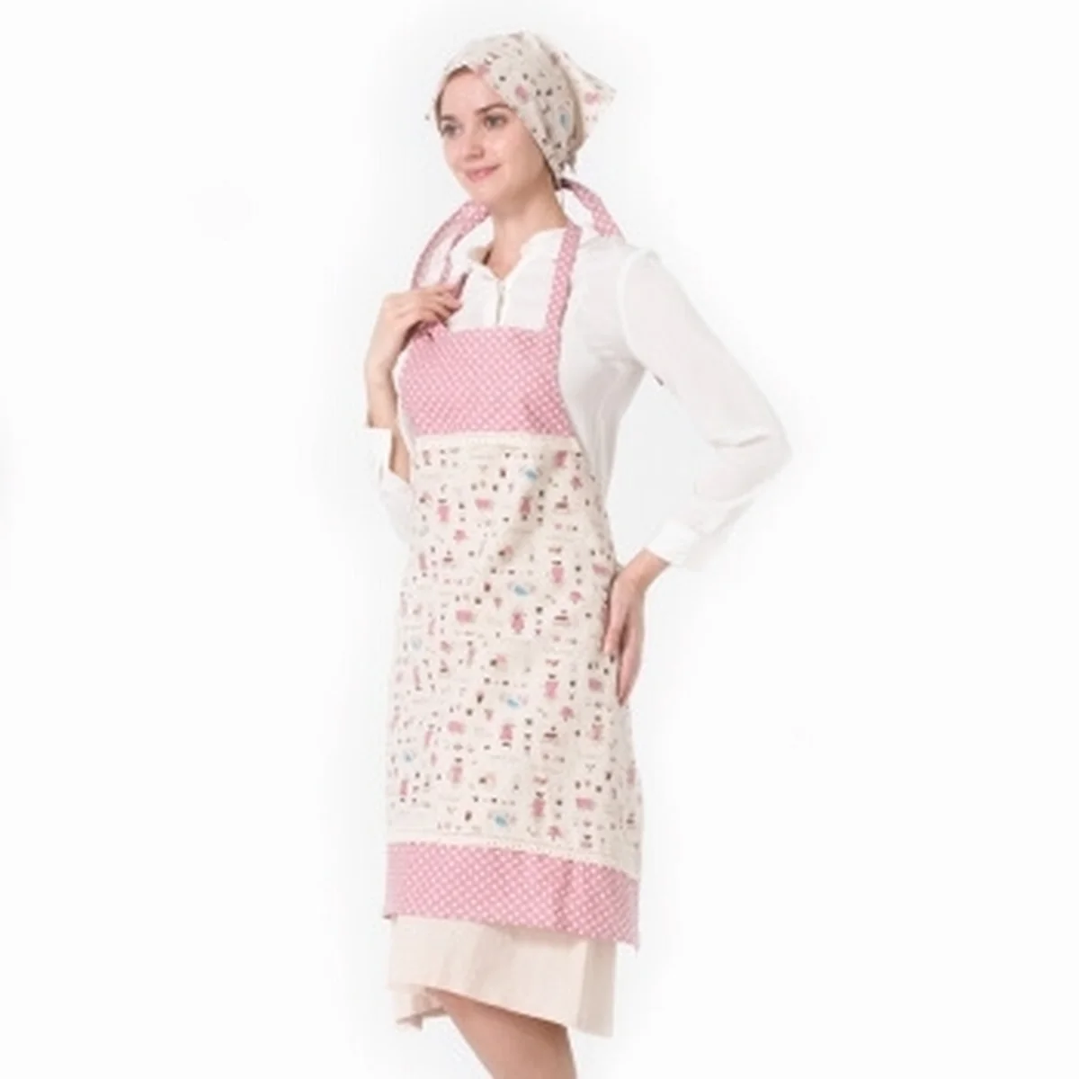 Su Yu home linen fabric apron SJ-WQ01 skin-friendly and non-toxic health and comfort moisture absorption and ventilation