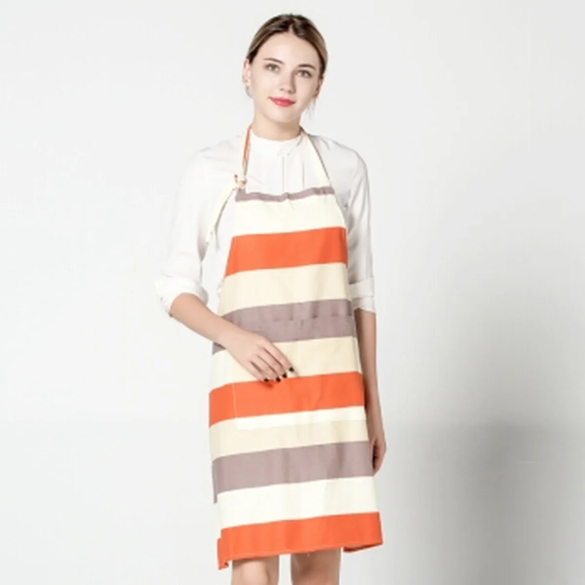 SJ home linen fabric apron SJ-WQ02 skin-friendly and non-toxic health and comfort moisture absorption and ventilation