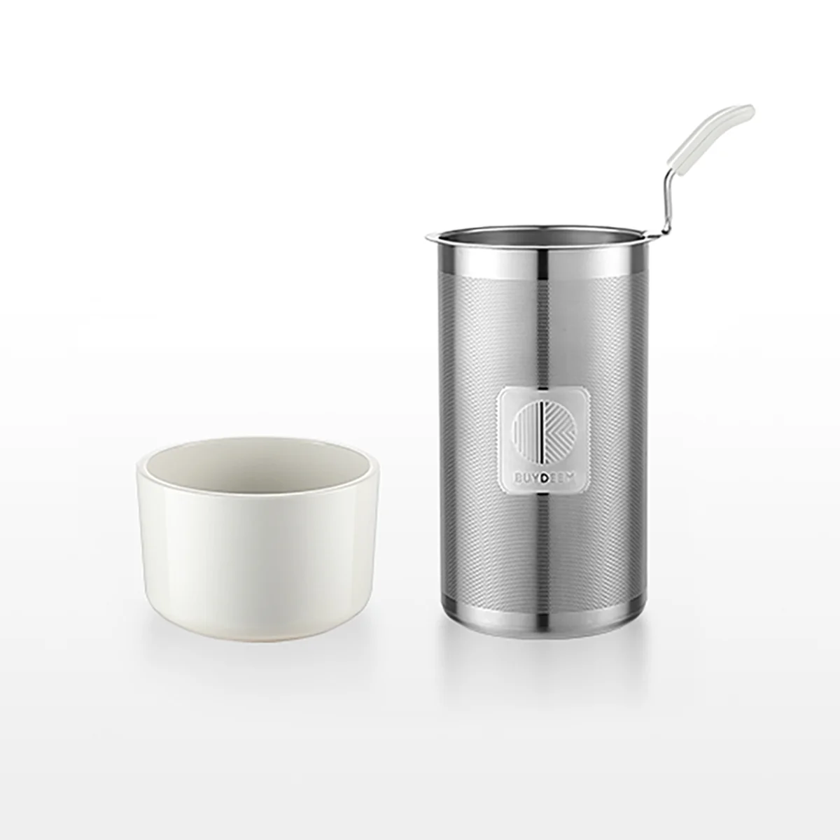 Buydeem Health Pot Accessories Series - Stainless Steel Tea Basket + Tea Holder Cup A207 500ML