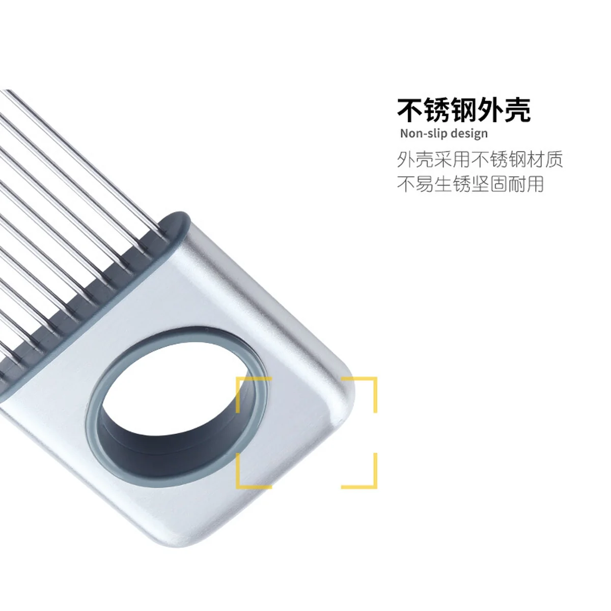 HEQING Stainless steel slicer, Finger guard, Quick slice and pellet, Uniform thickness