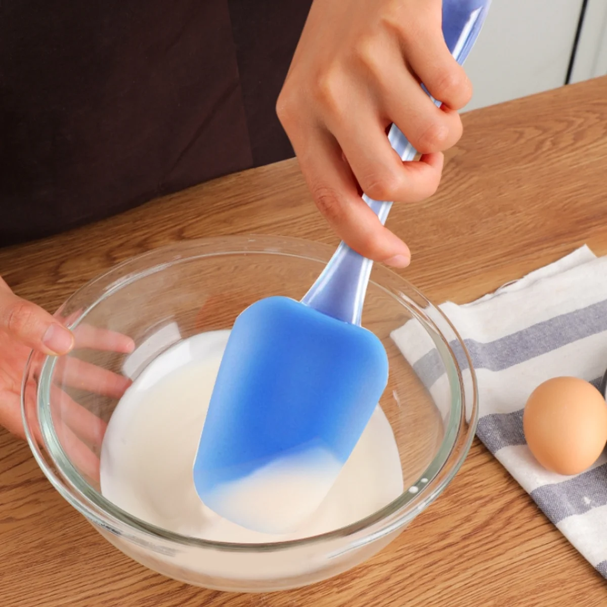 Prime Cook baking silicone spatula, high temperature resistant food grade silicone 3-piece