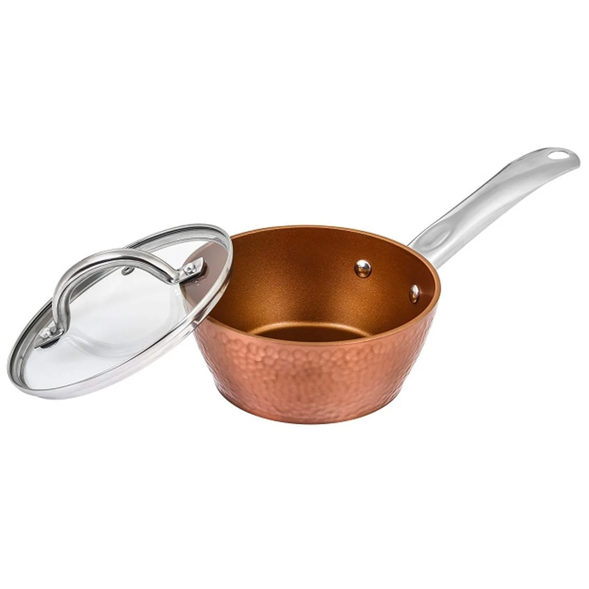 CONCORD fragrance luxury - hammer printing non-stick kitchen set non-stick pan high value