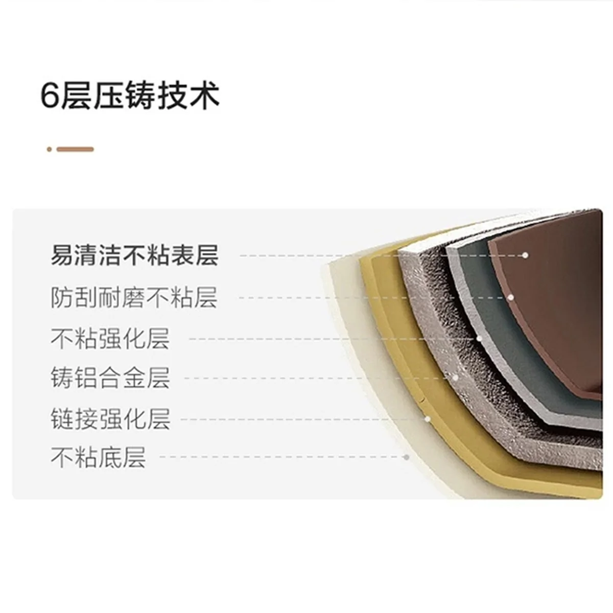 Lifease, Milk tea color, Light non-stick wok, Non-sticky, Non-sticky, Light oil and less smoke, 30cm
