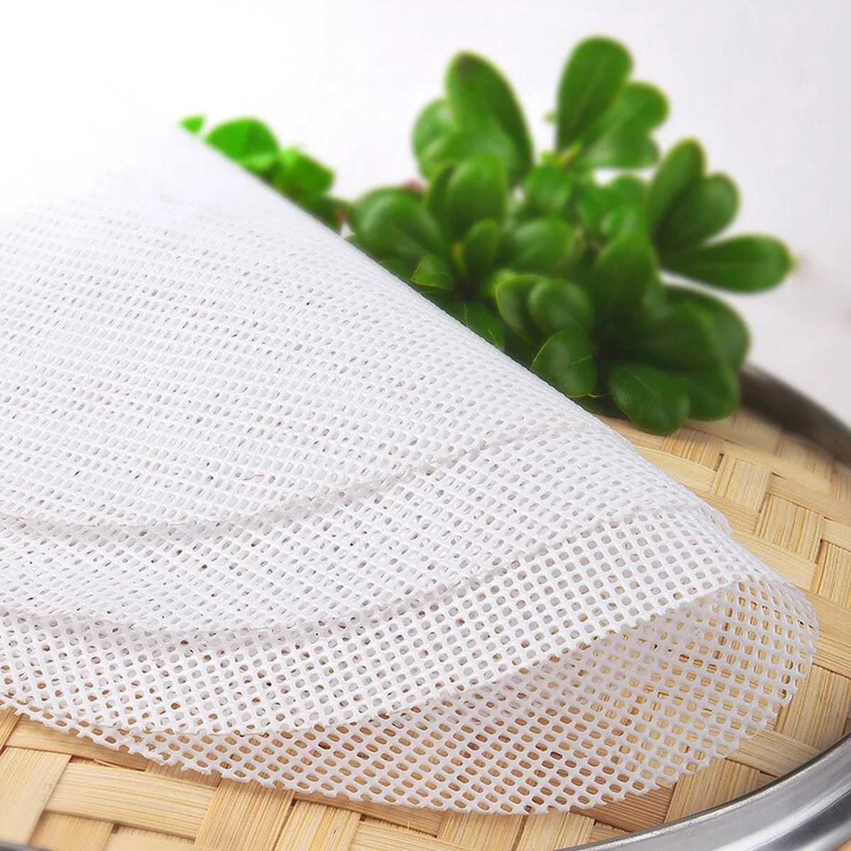 Zilo, Nano silicone steamer pad, silicone steamer cloth, food-grade silicone, high temperature resistance, non-adhesion, 32cm*4 pieces