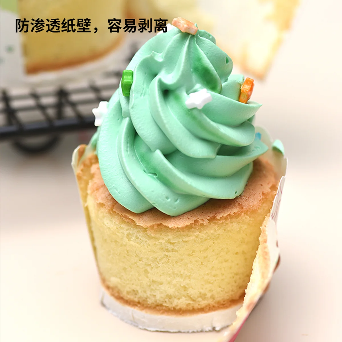 Zhanyi, Baking muffin paper cups, Cake cups,High temperature resistance, Easy to demould, 100 pieces