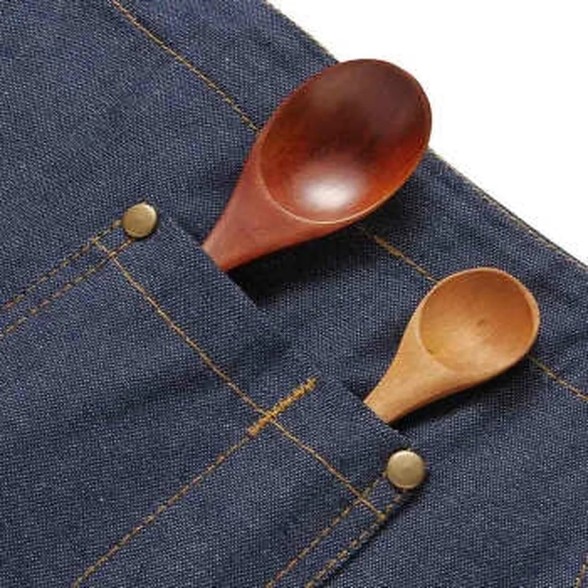 OMU cotton denim apron AMY-WQ01 anti-fouling and oil-proof