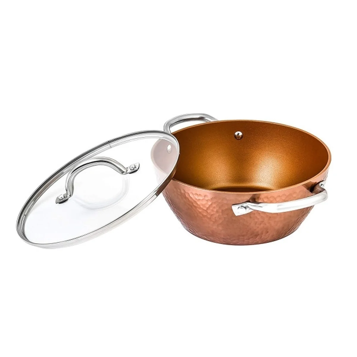 CONCORD fragrance luxury - hammer printing non-stick kitchen set non-stick pan high value