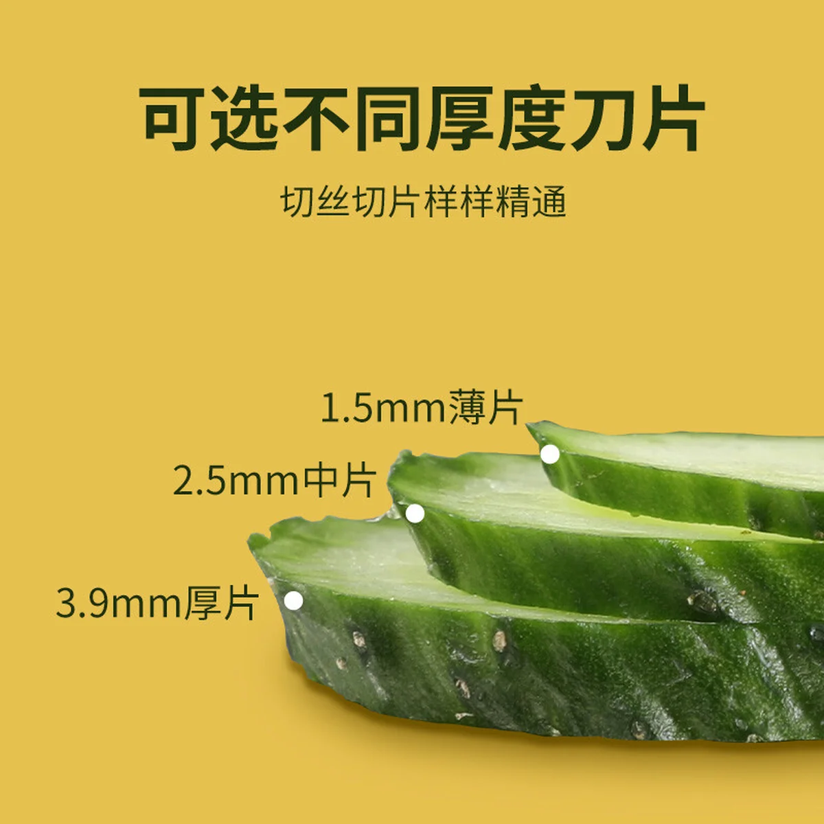 Olodo, Multifunctional Vegetable Cutter, OL-QPJ, Five Blades, Safety Guard