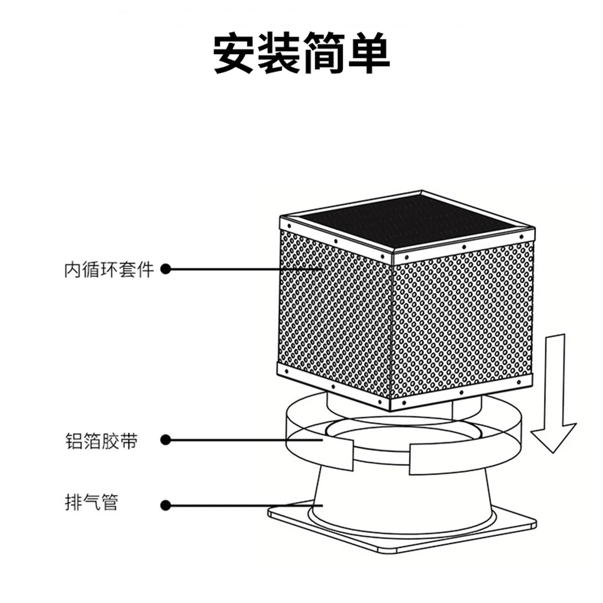 FOTILE Recirculation Kit for Pixie Air Series