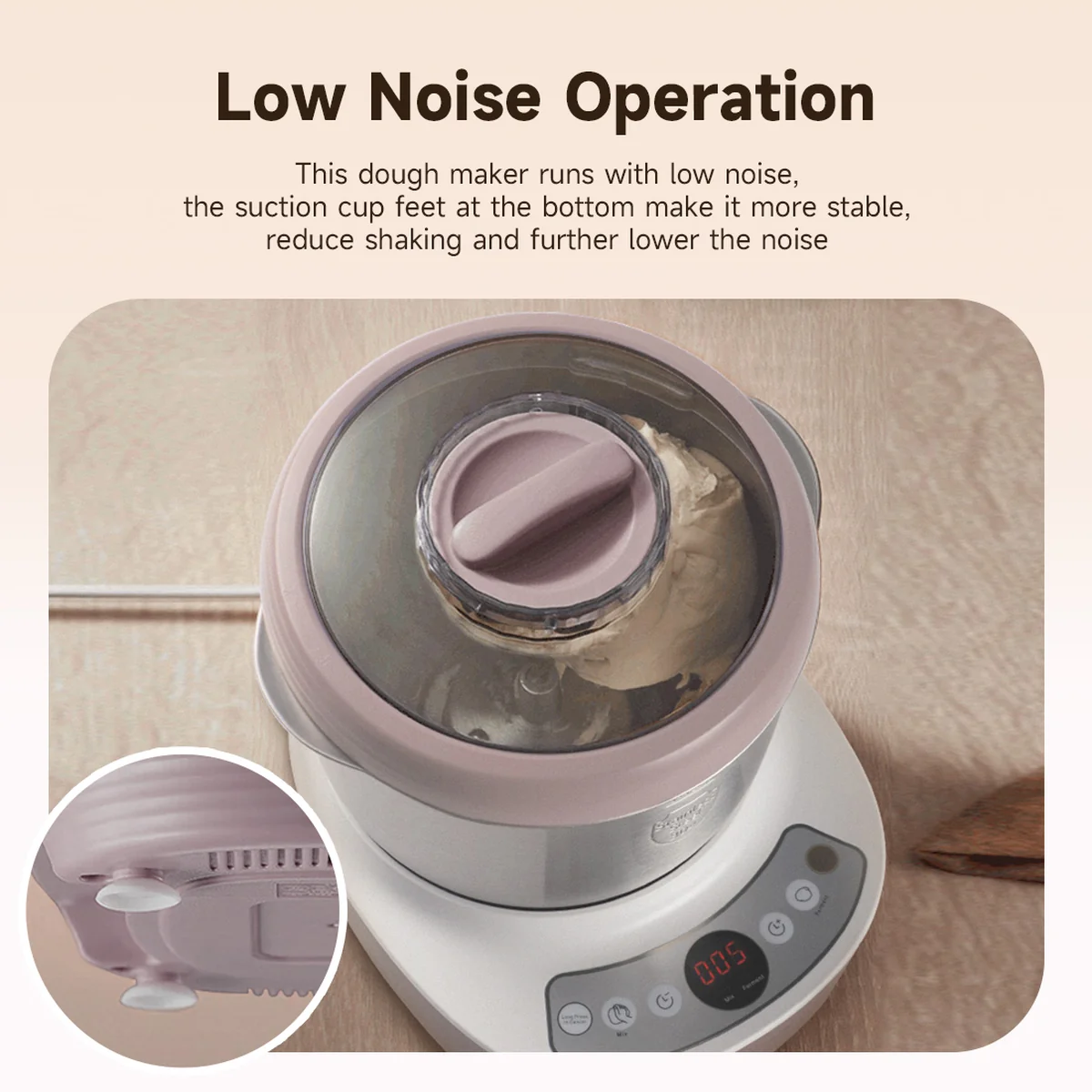 Bear Noodle Machine 3.5L Household Small Fully Automatic Kneading and Awakening Constant Temperature Fermentation Machine HMJ-A35M1