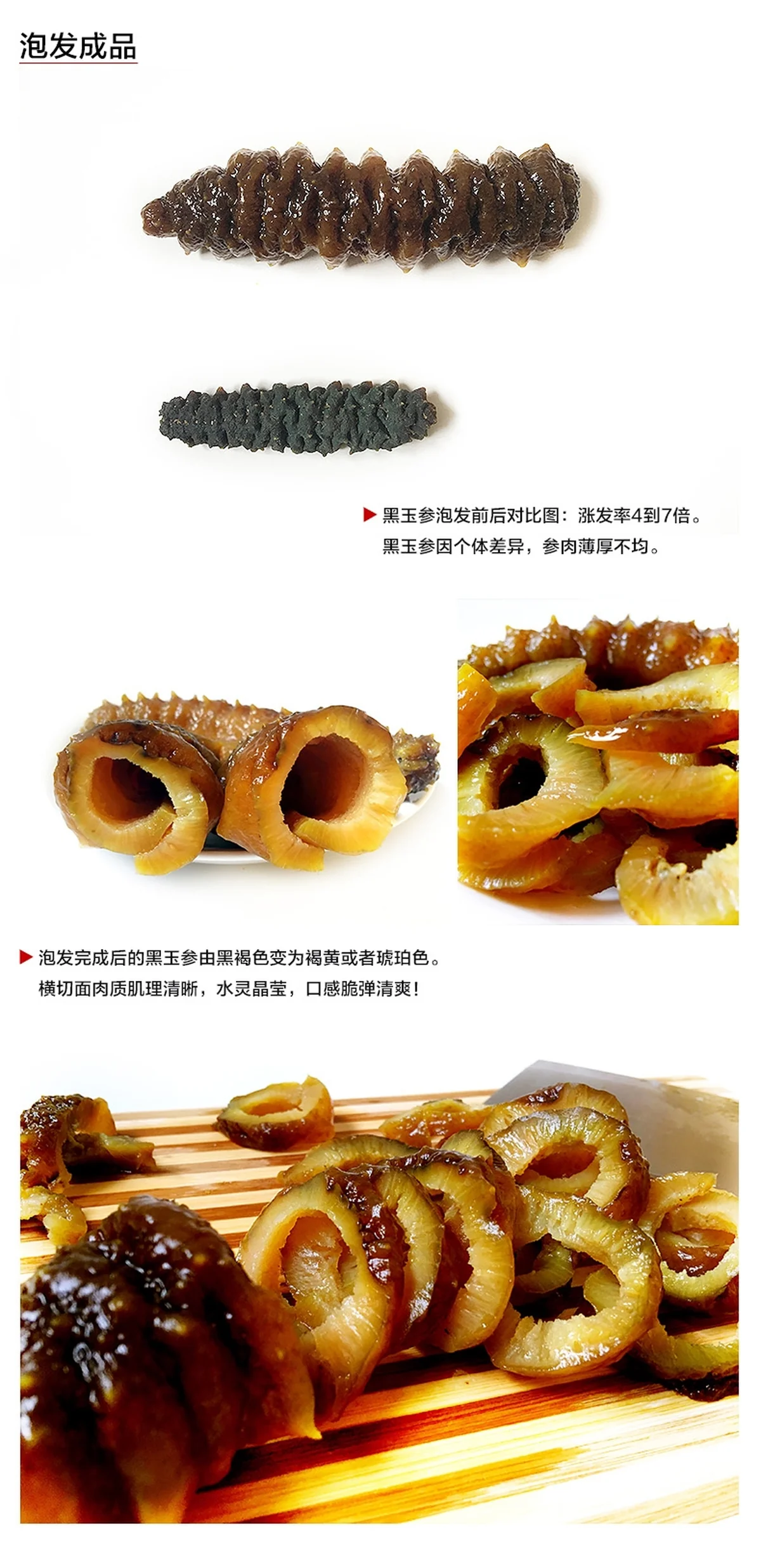 海参天下 淡干中美洲黑玉参 两种规格