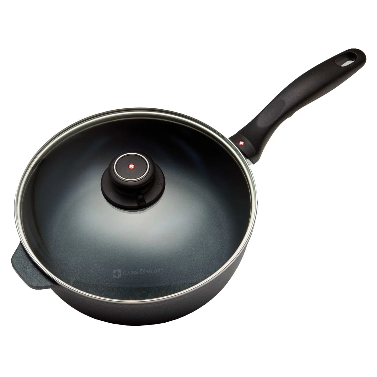 Swiss Diamond Nonstick Saute Pan with Lid - 4.3 qt (11") 6728c