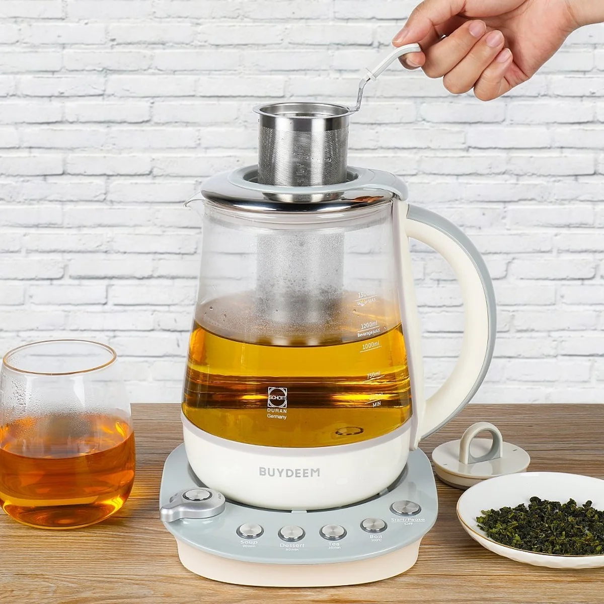 Buydeem Health-Care Beverage Tea Maker Kettle K2683,Bird's Nest Pot,1.5 L