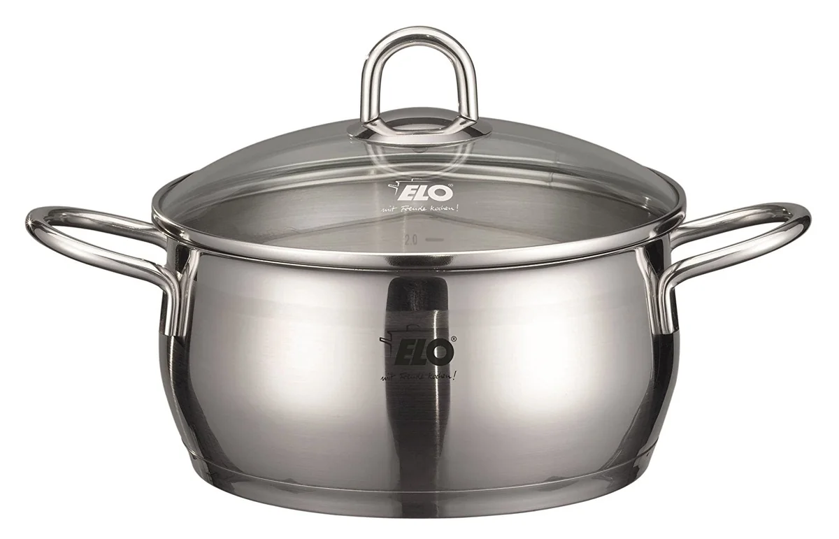 ELO 7件套不锈钢锅具套装90604 全能厨房烹饪组合 电磁炉通用