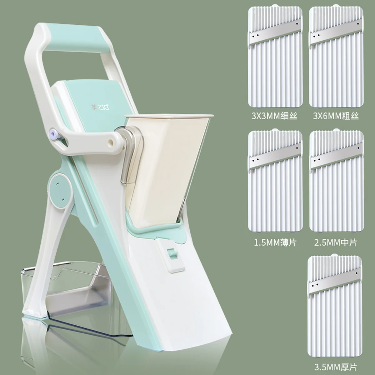 MZK Hand held Shredder Home Kitchen Multi functional Vegetable Slicer Meat Slicer