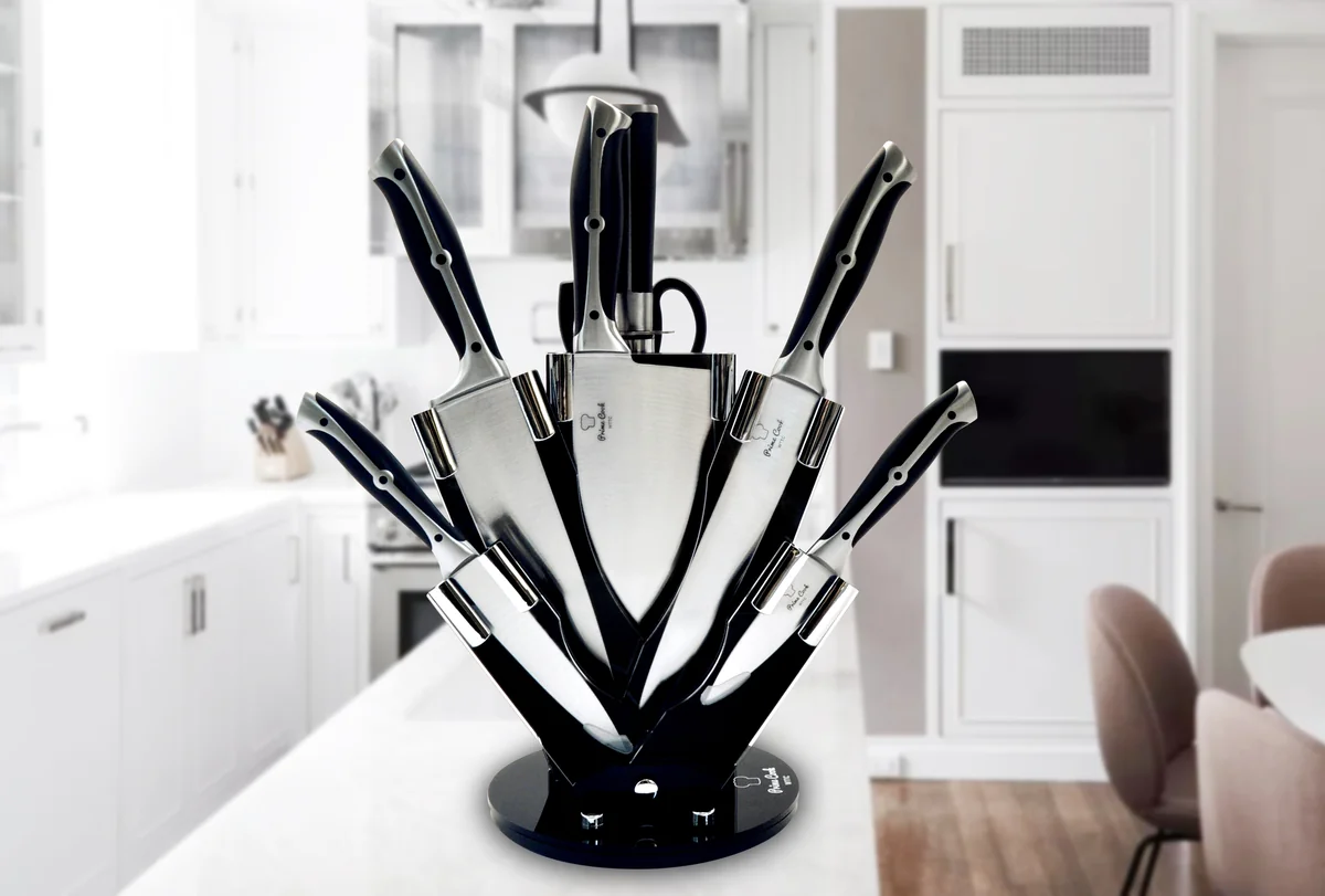 Prime Cook, Stainless steel cutter set, Professional use of each knife, Eight piece set