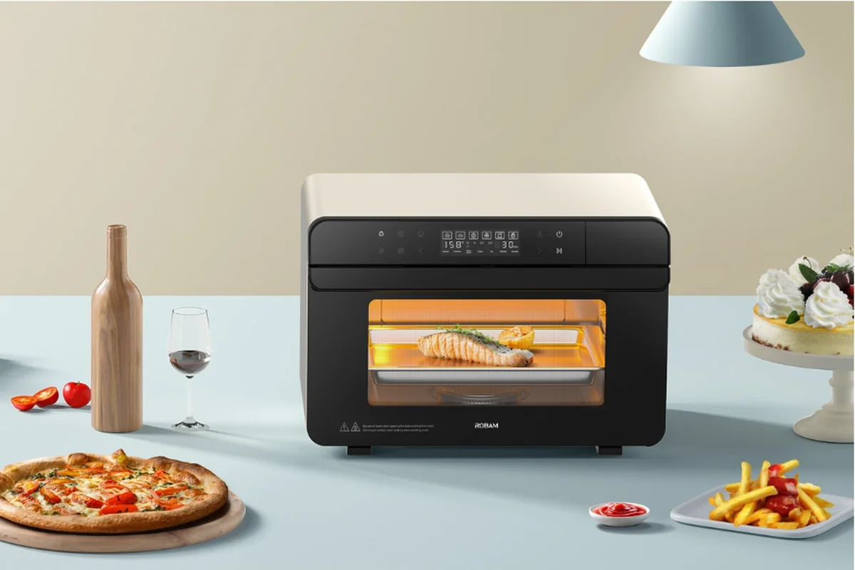 Robam, Steaming and frying all-in-one, Desktop, CT763, Household multi-function, Multi-stage cooking, 22L