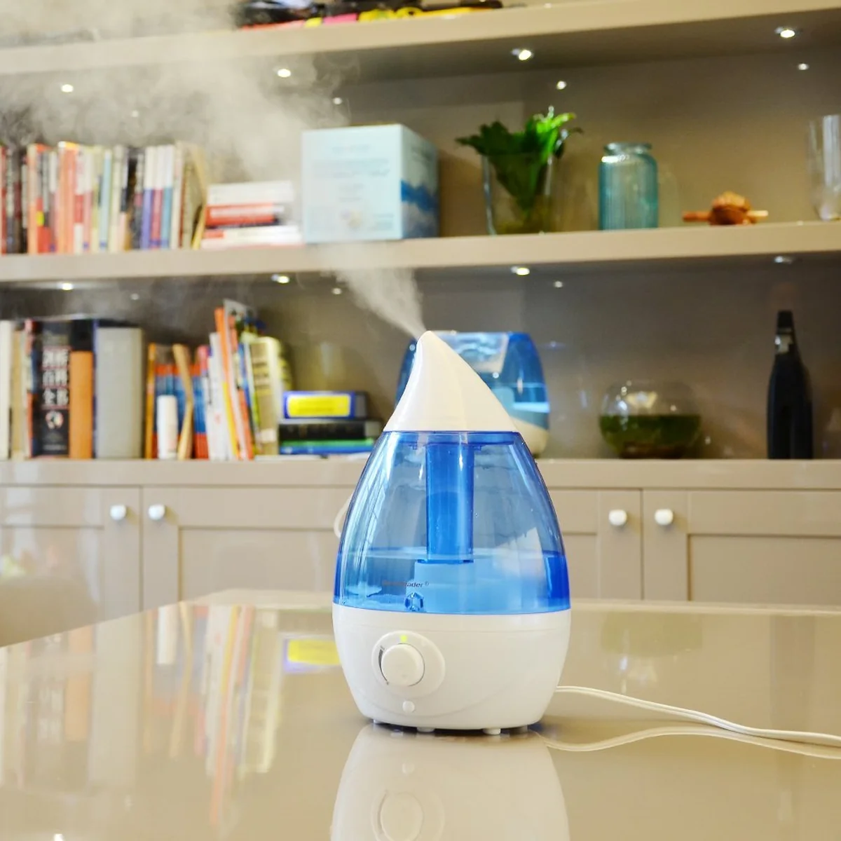 Homeleader J04-017 Ultrasonic Air Humidifier, 3.5L Cool Mist Humidifier with 4-Color LED Night Lights