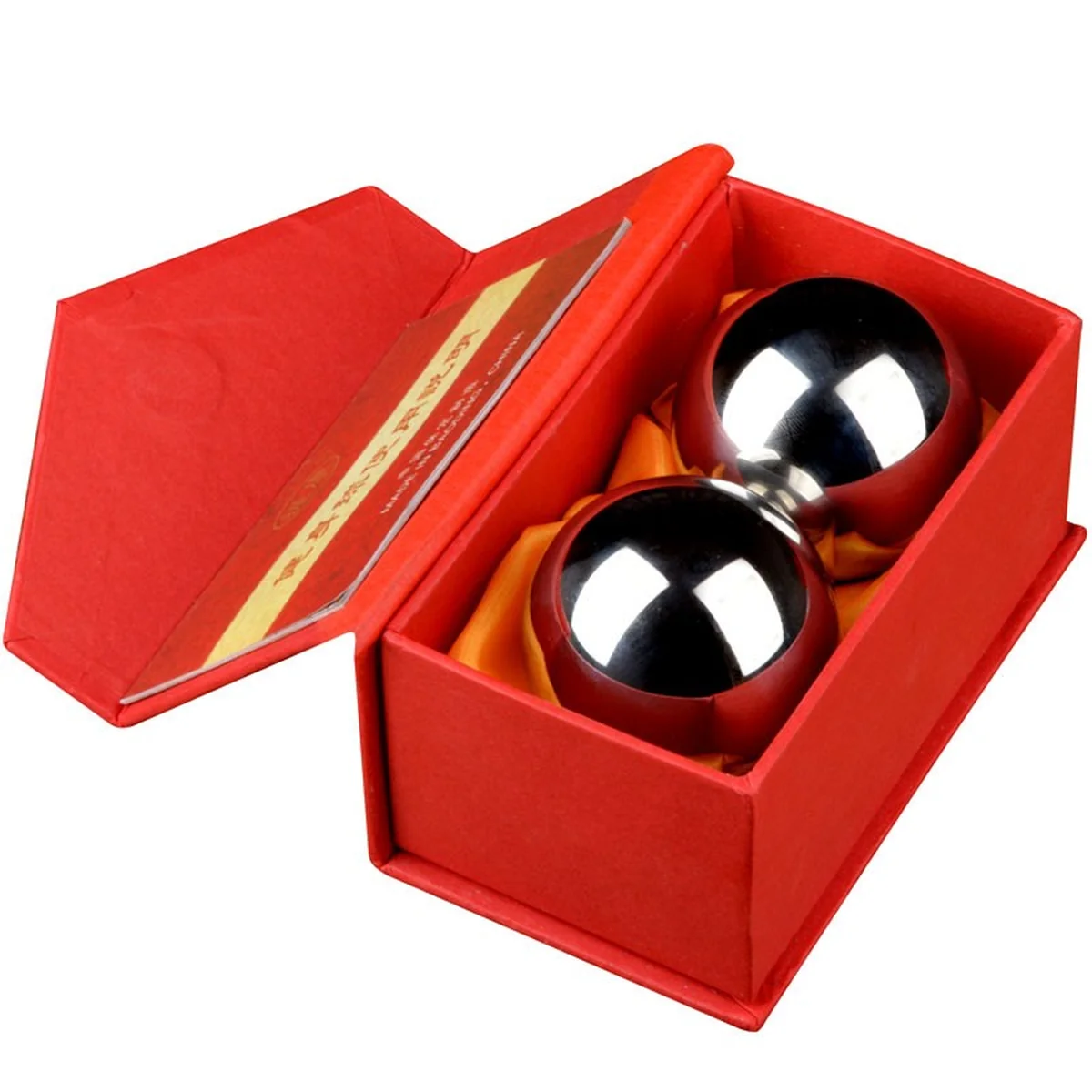 [Direct mail from China, delivery time is 10-15 days] Wokang elderly fitness ball solid steel ball WOKANG001 suitable size, heavy weight 45mm, a pair of 720 grams