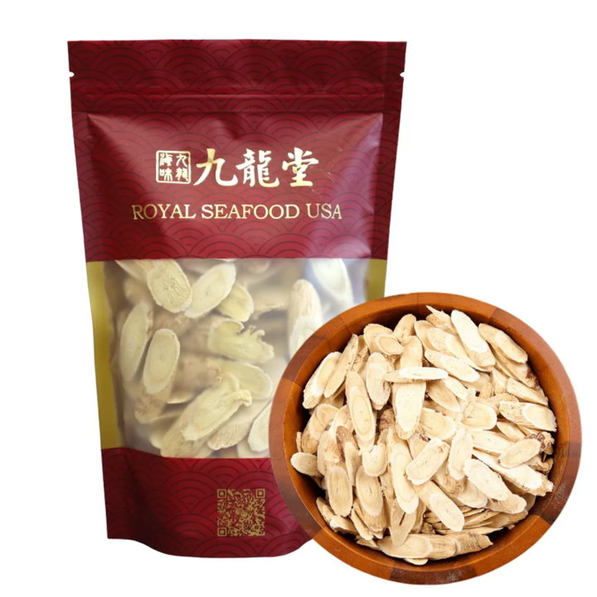 JiuLongTang Astragalus Slices Natural Wellness Ingredient 8oz/16oz