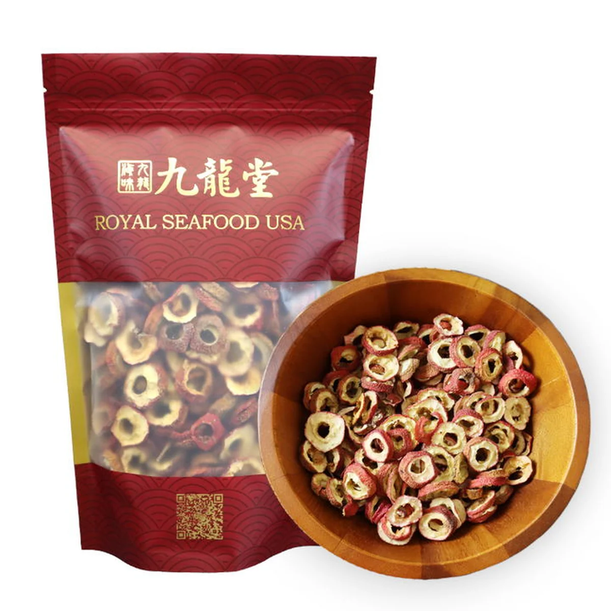 JiuLongTang Premium Pitted Dried Hawthorn for Infused Drinks 8oz/16oz