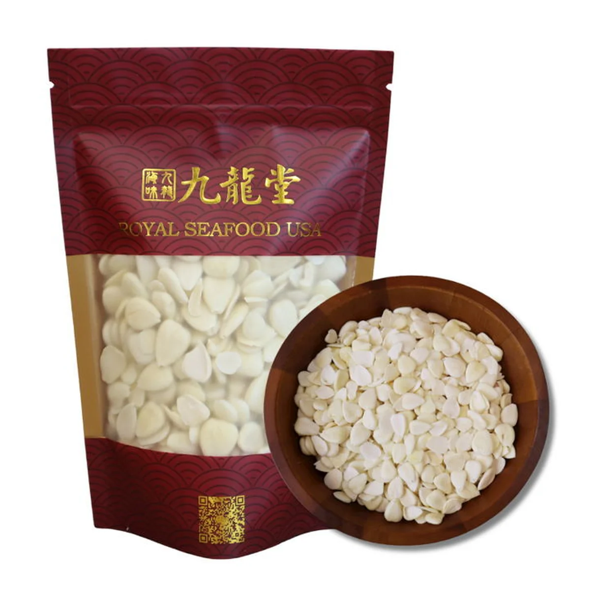 JiuLongTang Large Southern Almonds Sweet Apricot Kernels Soup and Dessert Ingredients 8oz