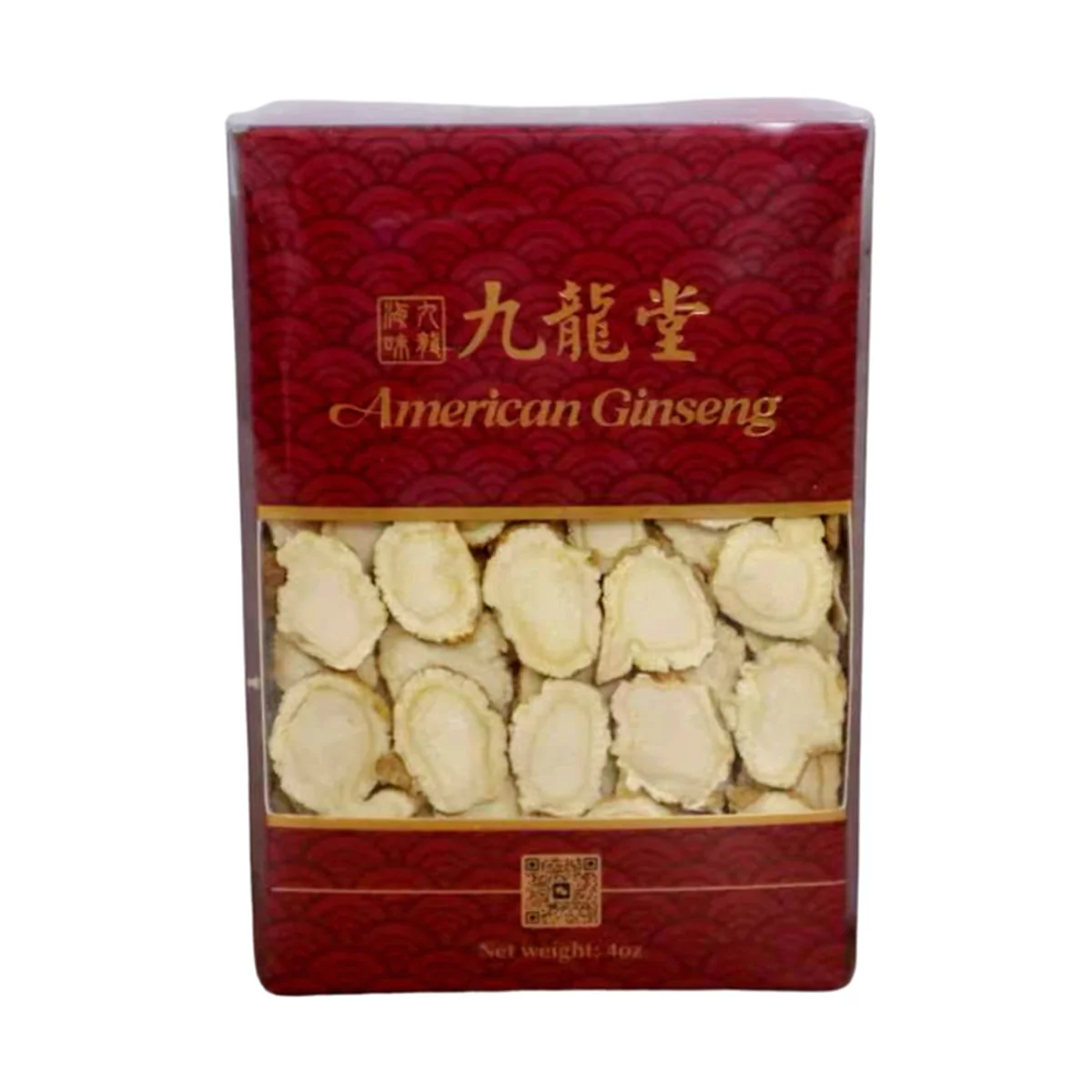 JiuLongTang Authentic Wisconsin Semi-Wild “Original Tail” American Ginseng · 7–8 Years · Sliced or Whole Root (4 oz)