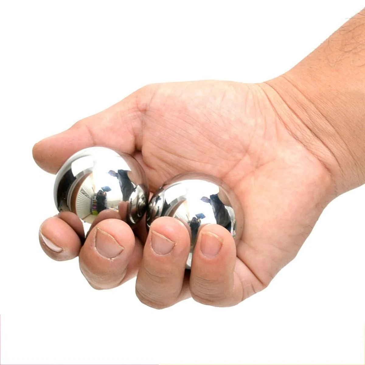 [Direct mail from China, delivery time is 10-15 days] Wokang elderly fitness ball solid steel ball WOKANG001 suitable size, heavy weight 45mm, a pair of 720 grams