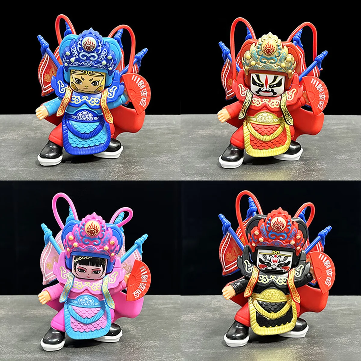 【China Direct Shipping, Time Limit 10-15 Days】Gift Assignment Sichuan Opera Face-Changing Doll Doll CJBLWJ001 Brilliant Colour Meticulous Workmanship Journey to the West (Manually Changing 6 Faces)