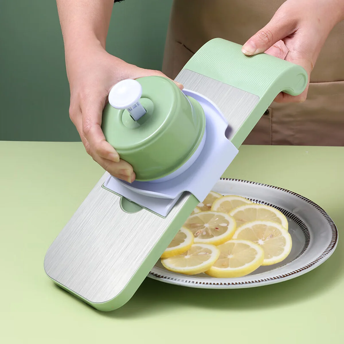 BJQCQ01 Multi-functional vegetable cutter Five knives + Hand guard BJQCQ01 Multi-functional safety hand guard