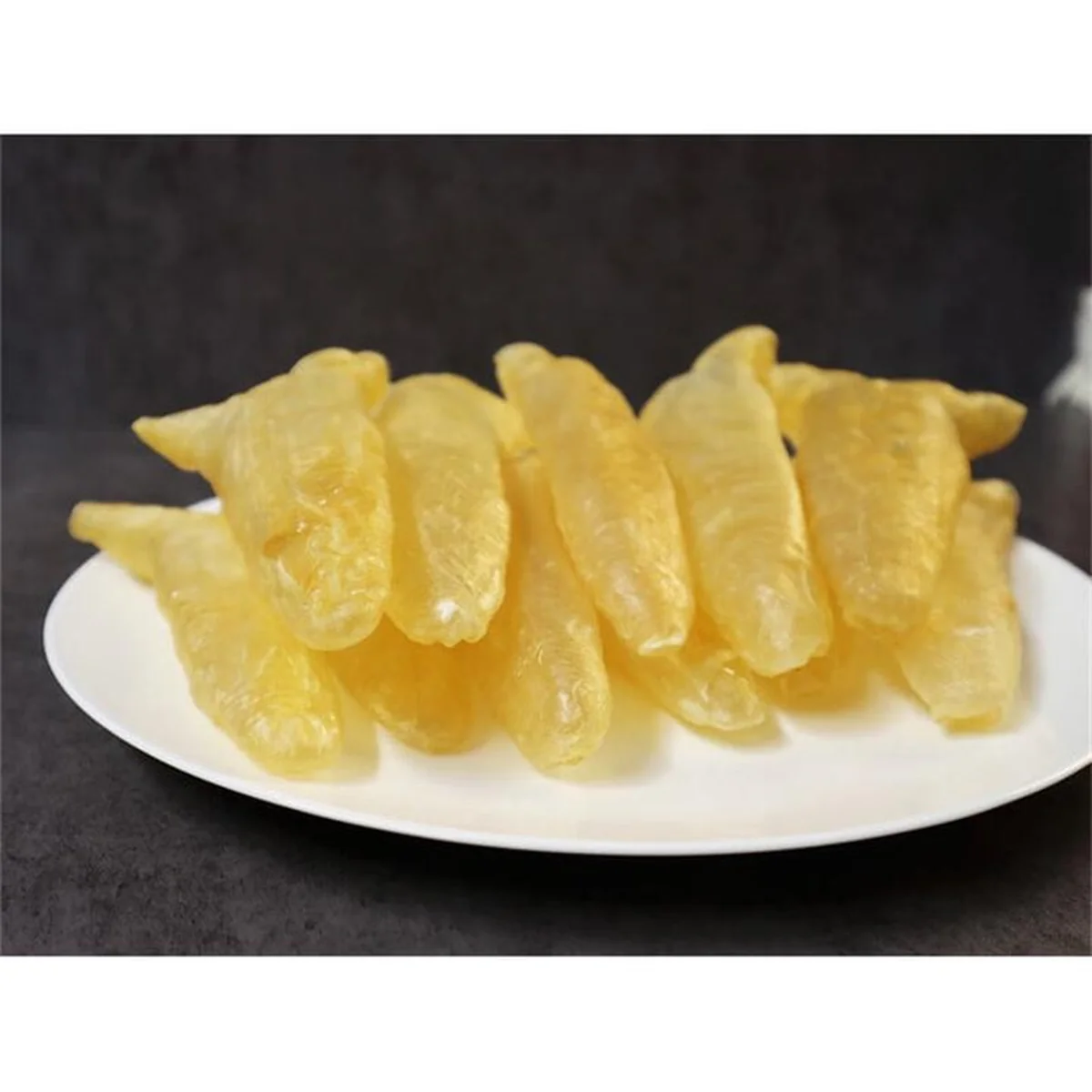 九龍堂 花胶鱼胶 野生南非黄花筒胶鱼胶干货 煲汤红烧食材 AAA级约14头 4oz