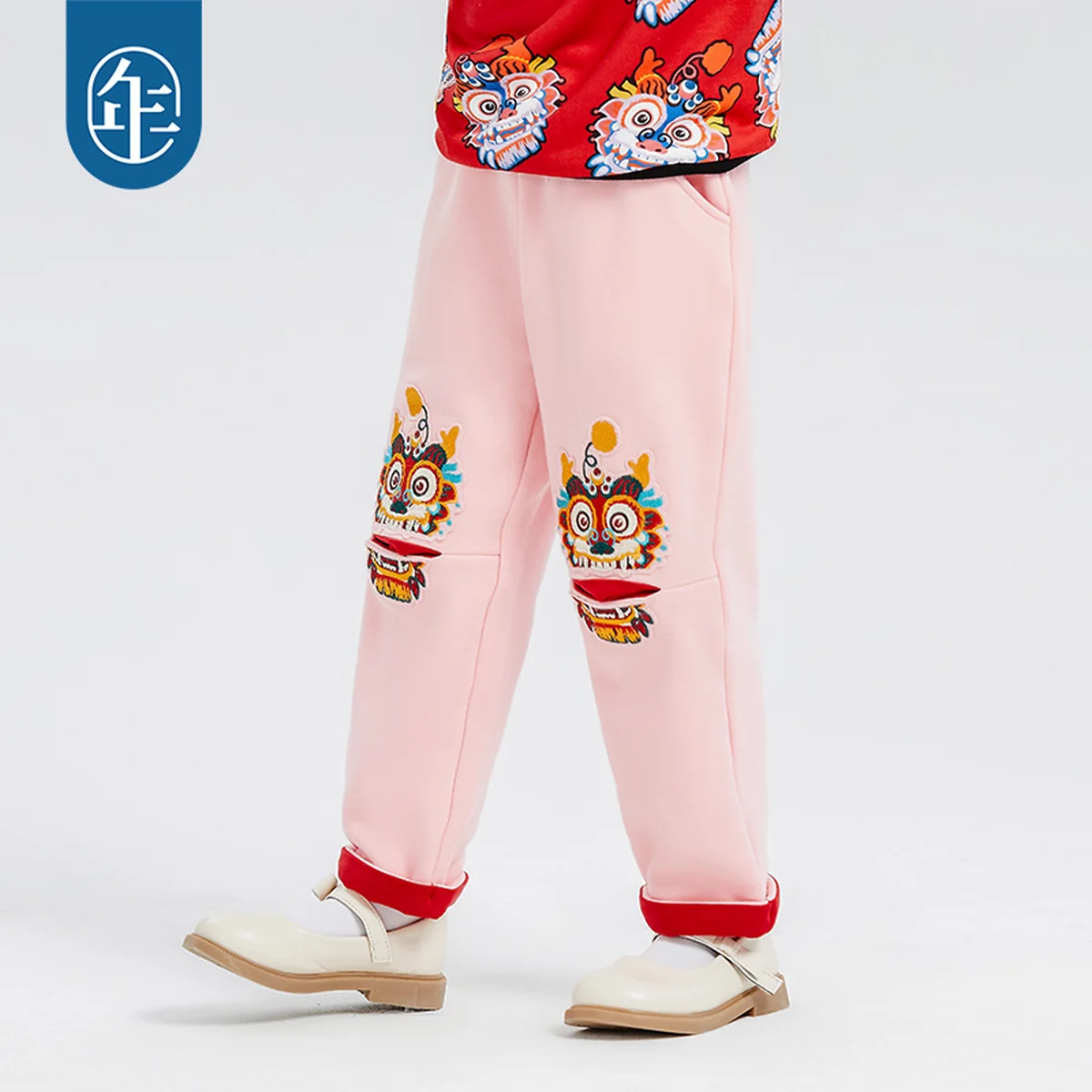 【China Direct Shipping, 10-15 days】New year's clothing, boys' pants, autumn and winter new girls' casual sweatpants, velvet lining, heat preservation