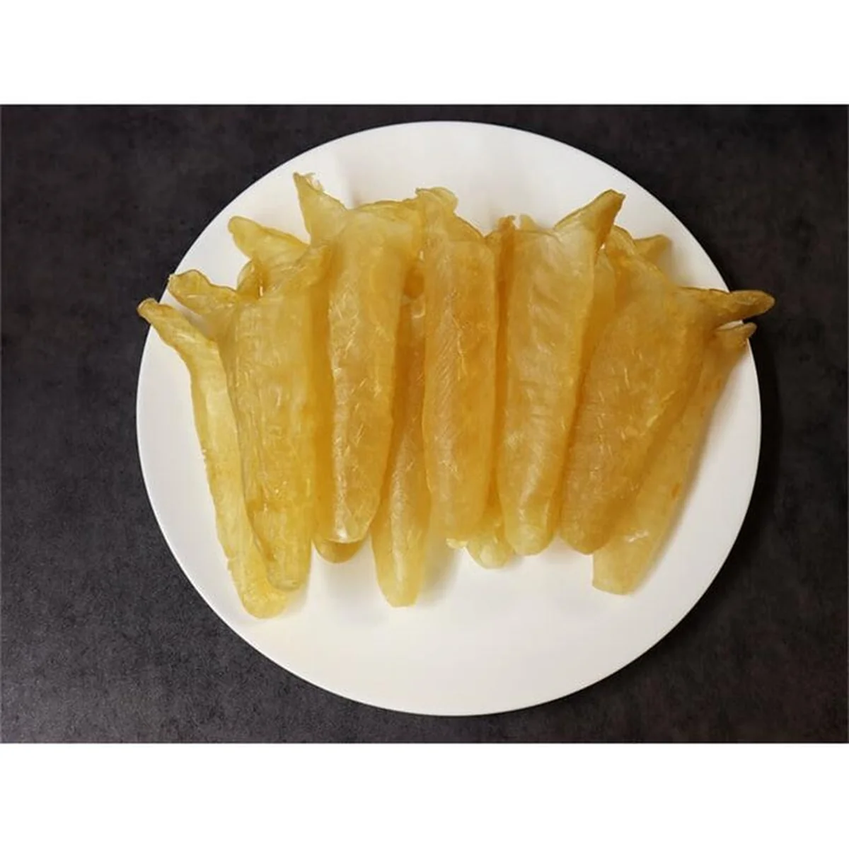 九龍堂 花胶鱼胶 野生南非黄花筒胶鱼胶干货 煲汤红烧食材 AAA级约14头 4oz