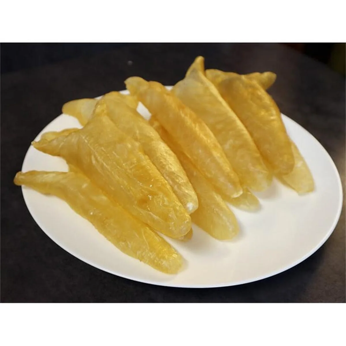 九龍堂 花胶鱼胶 野生南非黄花筒胶鱼胶干货 煲汤红烧食材 AAA级约14头 4oz