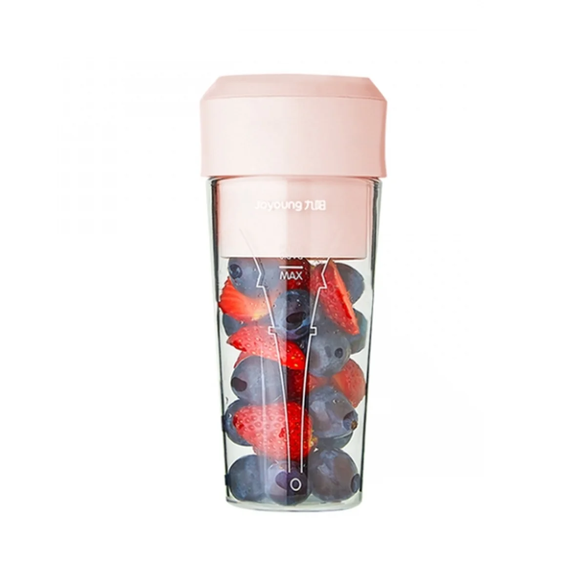 Joyoung九阳 便携果汁机榨汁机L3-C9 迷你轻巧 充电可用 300ml-粉色