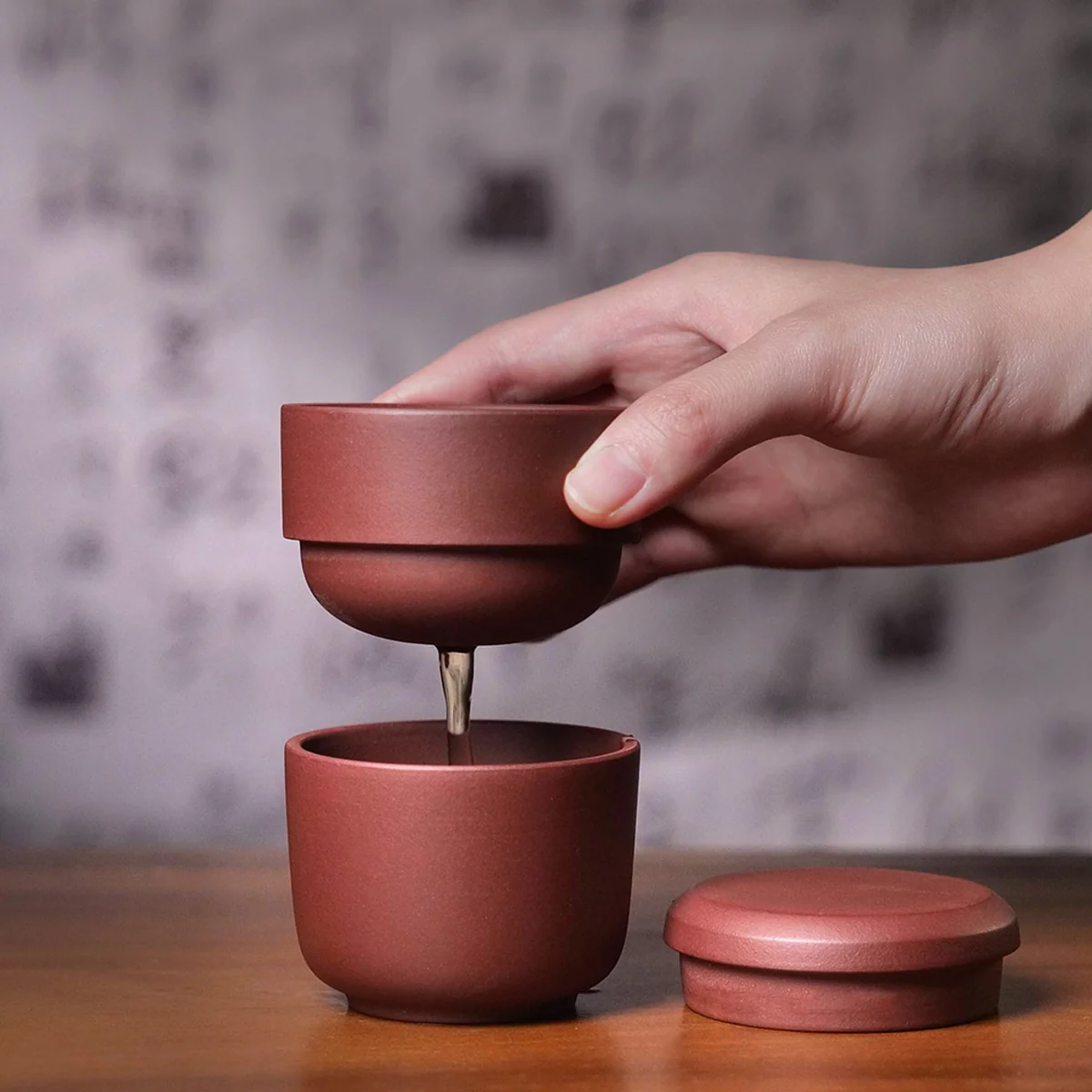 【China Direct Mail, Time 10-15 Days】 Zhengshantang Zisha Express Cup essential 160ml for travel