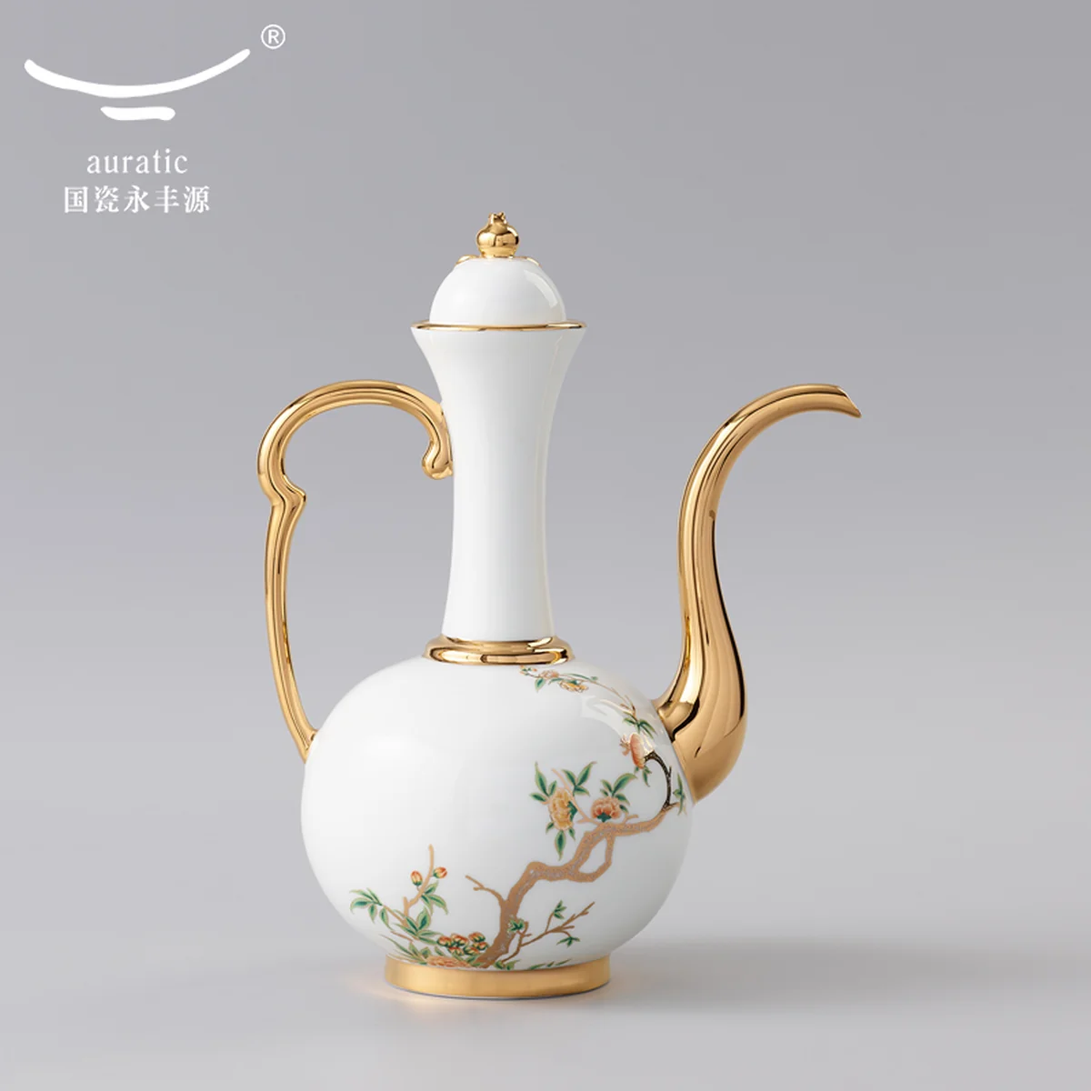 【中国直邮，时效10-15天】Auratic 国瓷永丰源夫人瓷-石榴家园10头酒具