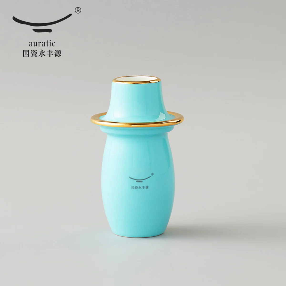 [China Direct Shipping, 5-7 days] Auratic Guochen Yongfengyuan 4-head yellow wine set in West Lake blue